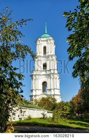 Bell tower. Cathedral of the Nativity of the Blessed Virgin, Kozelets, Ukraine.