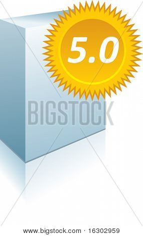 Białe pole z naklejki