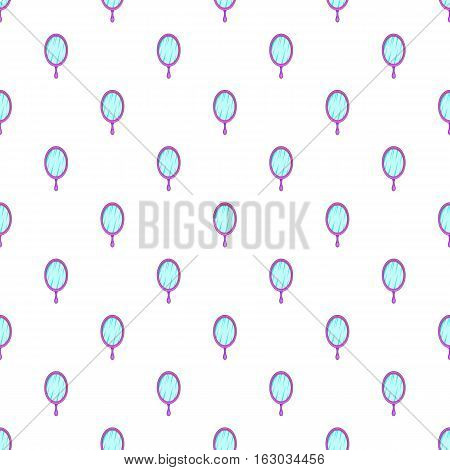 Mirror pattern. Cartoon illustration of mirror vector pattern for web