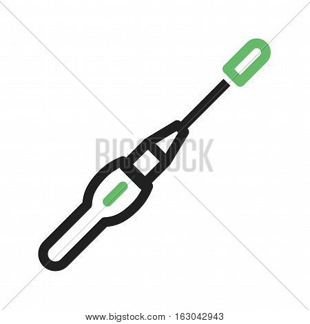 Root, canal, dental icon vector image. Can also be used for dentist equipment. Suitable for mobile apps, web apps and print media.