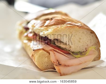 Hoagie, hero, sub, what ever you want to call it. It\'s a nice sandwich.