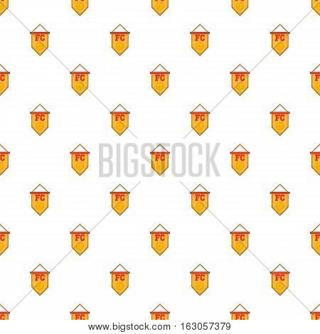 Flag football team pattern. Cartoon illustration of flag football team vector pattern for web