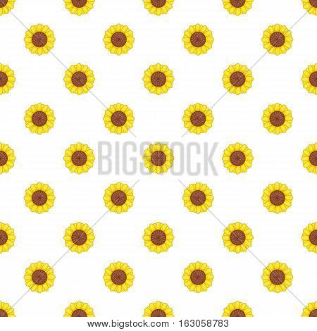 Flower pattern. Cartoon illustration of flower vector pattern for web