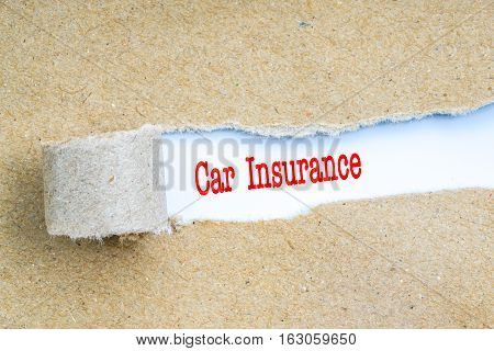 Insurance With Red Text.