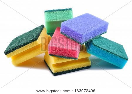 Cleaning equipment sponge cleaner on a white background