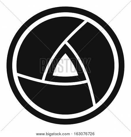 Objective icon. Simple illustration of objective vector icon for web