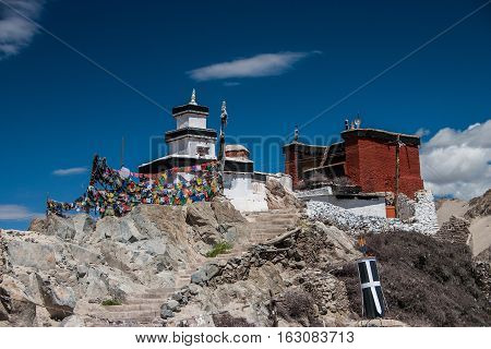 Spituk Monastary near Leh in Ladakh India