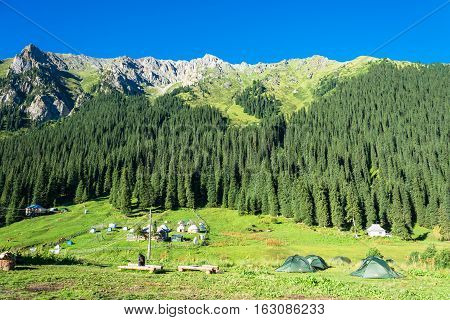 In The Vicinity Of Altyn-arashan, Kyrgyzstan.