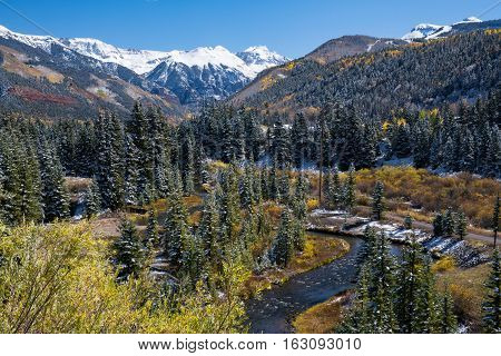 Autumn in the San Juan mountains of Colorado