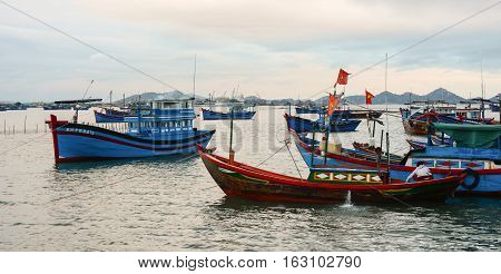 Fishing Boats Docking At The Main Pier