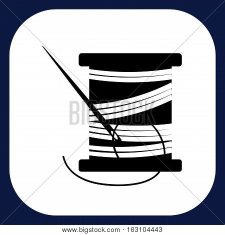 An icon for such things as threads and needle