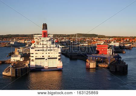 Frederikshavn Port Indenmark