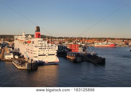 Frederikshavn Port Indenmark