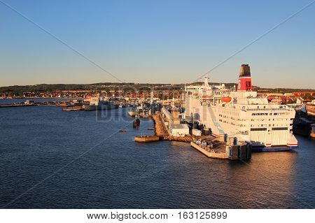 Frederikshavn Port Indenmark