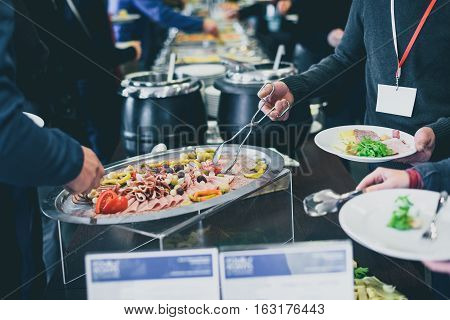 Cuisine Culinary Buffet Dinner Catering Dining Food Celebration Party Concept.