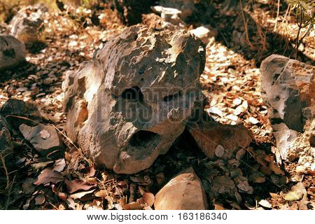 Stone Head that Fethiye - Likya  Trekking routa