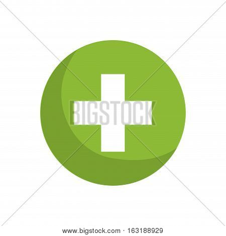 Addition plus sign icon vector illustration graphic design