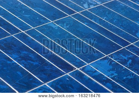 Closeup the solar cell for the background