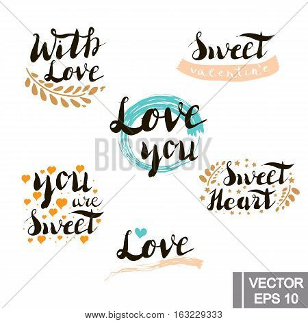 Set Of Love Quotes