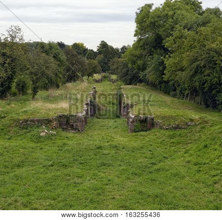 Siddington Second & Third Lock Thames & Severn Canal Cirencester Gloucestershire