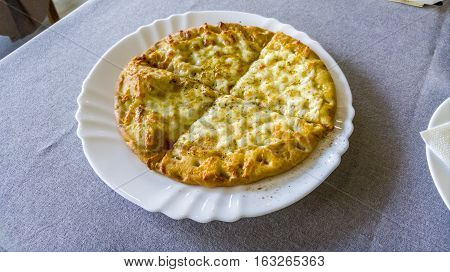 Traditional Bulgarian Bread Called Parlenka