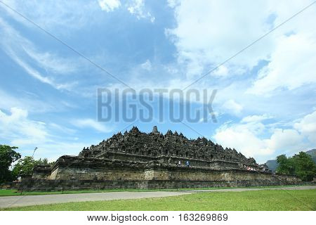 Borobudur Temple is located at Central Java, Magelang Regency, Indonesia.