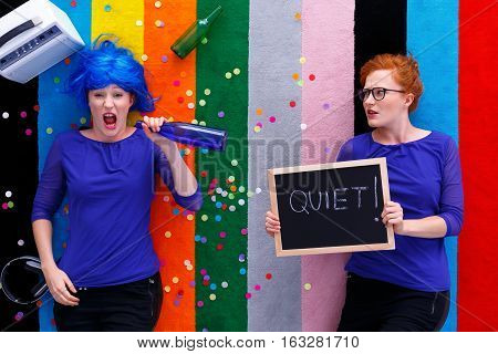 Party Girl And Geek Girl