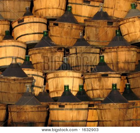 Vin Demijohn mønster