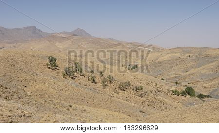 Landscape between Hamadan and Kermanshah, Iran, Asia