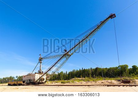 multi bucket excavator stairs and railings, giant stacker, absetzer in career