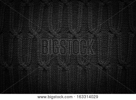 patterned knitted voluminous textile background or texture