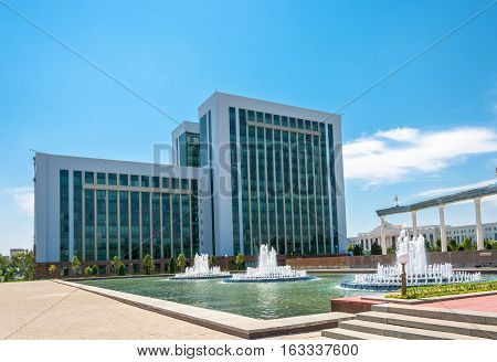 The Building Of The Ministry Of Finance In Tashkent, Uzbekistan.