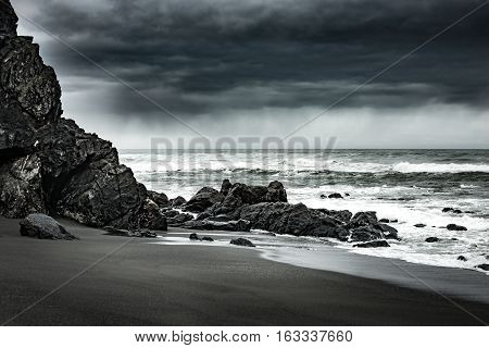 Freshwater Rocks Beach California Pacific Coast