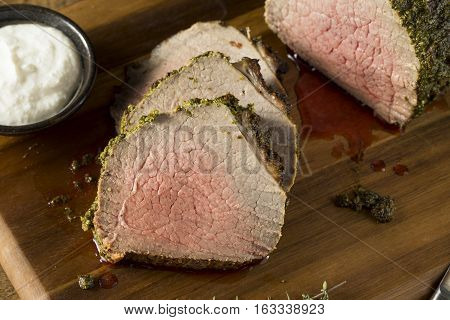 Homemade Herb Crusted Roast Beef