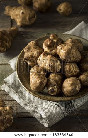 Raw Organic Jerusalem Artichoke Sunchokes