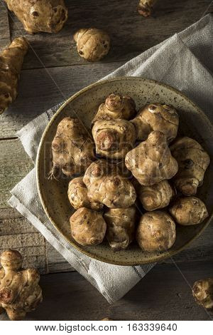 Raw Organic Jerusalem Artichoke Sunchokes