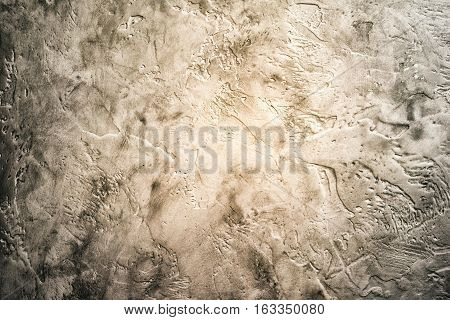 Architectural background. Beige neutral faded cemet wall.