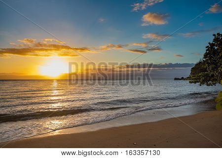 Idylic Sunset Over Indian Ocean, Madagascar
