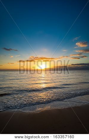 Idylic Sunset Over Indian Ocean, Madagascar