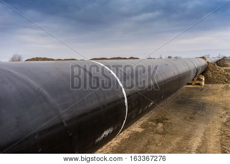 Construction Of Gas Pipeline Trans Adriatic Pipeline - Tap In North Greece.