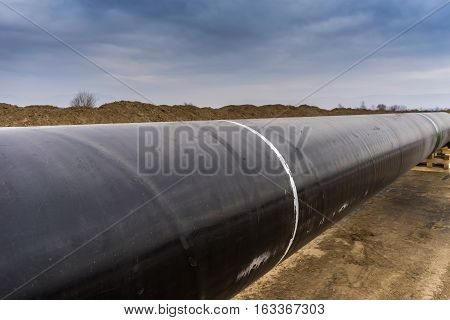 Construction Of Gas Pipeline Trans Adriatic Pipeline - Tap In North Greece.