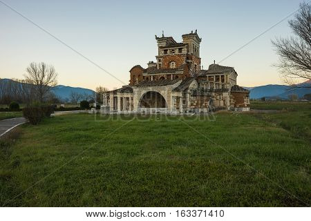 Church At Ancient Mantineia, Arcadia, Peloponnese, Greece