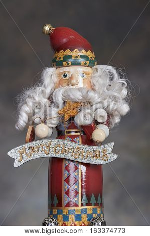 Christmas holiday season Santa Claus nutcracker ornament/decoration