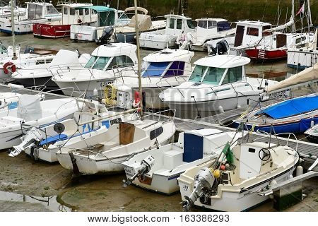 La Flotte France - september 27 2016 : the picturesque village in autumn
