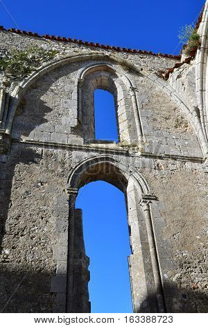 La Flotte France - september 25 2016 : the Notre Dame de Re cistercian abbey