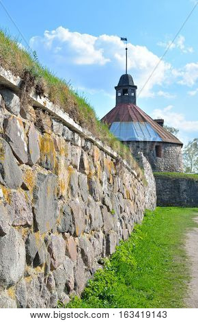 Old Korela fortress in the town of Priozersk Russia.