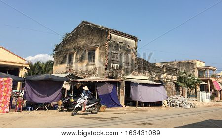 Old Houses At Ancient Village In Vietnam