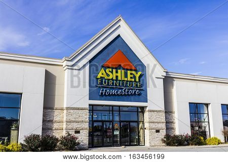 Indianapolis - Circa November 2016: Ashley Furniture Homestore Retail Location. Ashley Homestore Is