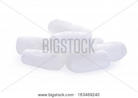 foam cushioning isolated on the white background