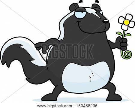 Cartoon Skunk Flower